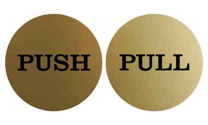 Large 4" / Brushed Gold