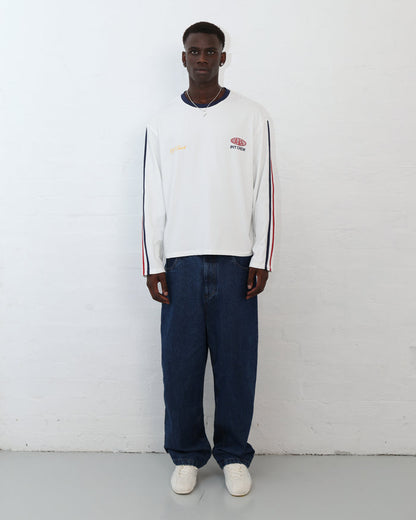 Red Bull Pit Lane / FBF LS Crop Boxy Tee - White