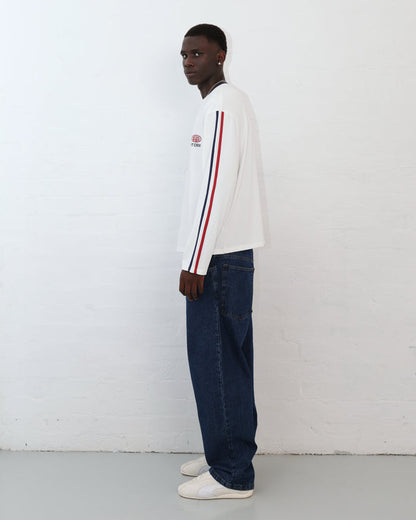 Red Bull Pit Lane / FBF LS Crop Boxy Tee - White