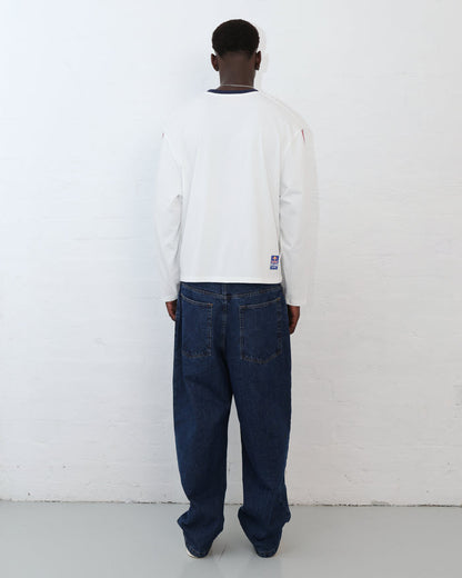 Red Bull Pit Lane / FBF LS Crop Boxy Tee - White
