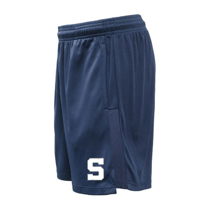Staples Athletics Shorts with Pockets Logowear Staples Athletics Navy Adult XS