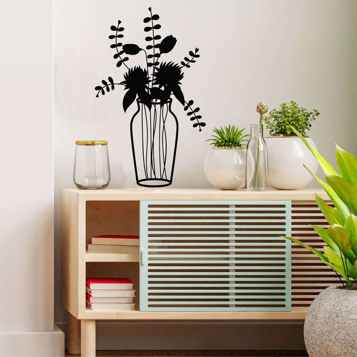 Vase Metal Wall Decor - Decor available at Dekadron for $74.90