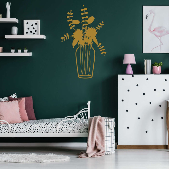 Vase Metal Wall Decor - Decor available at Dekadron for $79.90