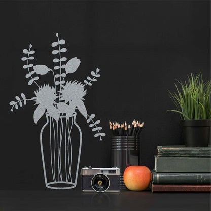 Vase Metal Wall Decor - Decor available at Dekadron for $79.90