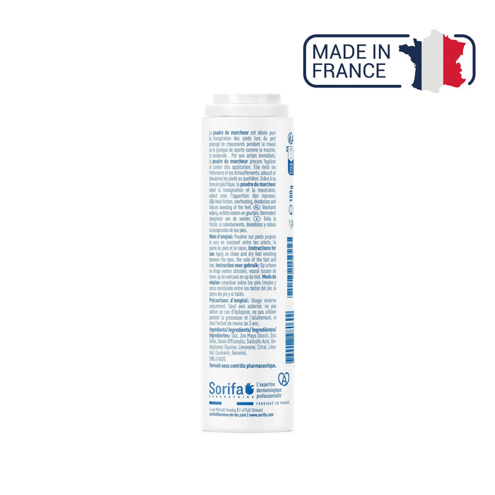 Walker's Powder - Perspiration and maceration of the feet - 100 g Laboratoire Sorifa