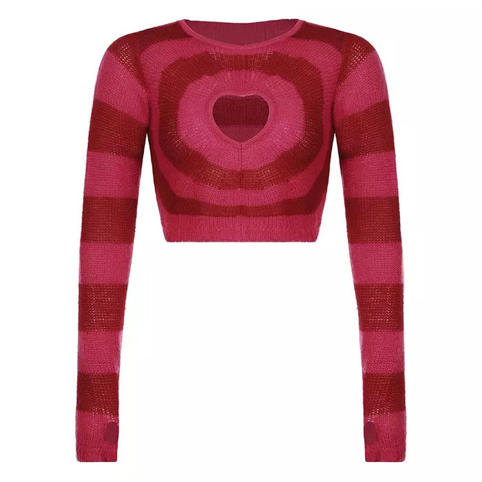 Y2k crop sweater